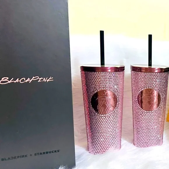 Starbucks | Kitchen | Starbucks Blackpink Rhinestone Tumber | Poshmark